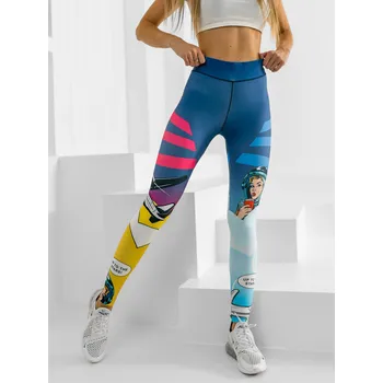 Dámské legíny Vicebarevné legíny dámské Bolf 20938 - S