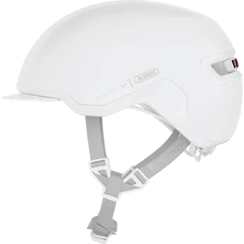 Cyklistická přilba Cyklistická helma ABUS HUD-Y pure white Velikost: S