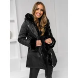 Černá dámská zimní bunda parka s kapucí Bolf 5M763 - L