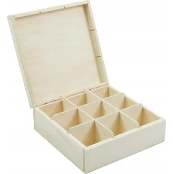 Obraz Krabička s nádobou na čaj – 9 přihrádek