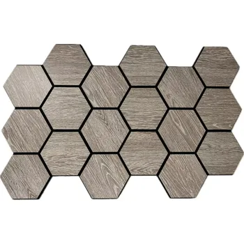 Obklad Akustický panel Hexagon SLAN-604 872x579x10mm šedý