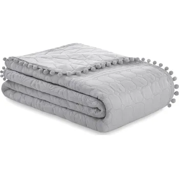 Přehoz na lůžko Přehoz na postel AmeliaHome Meadore II šedý, velikost 200x220