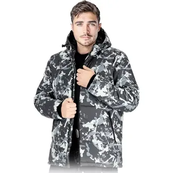 Pánská bunda Reis BISMARCK bunda camo šedá