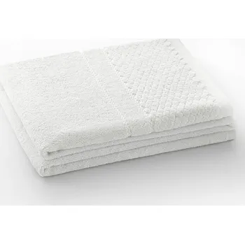 Ručník Ručník RUBRUM klasický styl 30x50 cm bílý, velikost 70x130