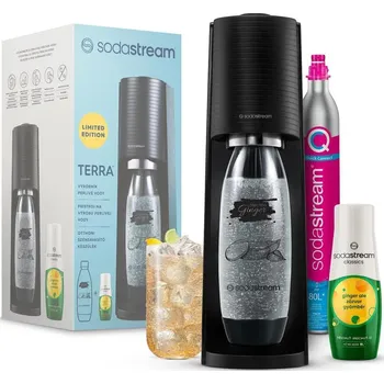 Domácí spotřebič SodaStream TERRA Black Ginger Ale Mpack