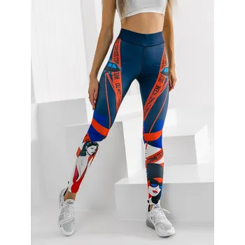 Dámské legíny Tmavě modré dámské legíny Bolf 20935 - M