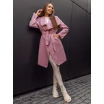Růžový dámský kabát Bolf 5079 - One size