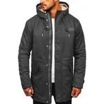 Grafitová pánská zimní parka Bolf EX838 - M