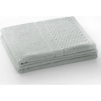 Ručník Ručník RUBRUM klasický styl 30x50 šedý, velikost 50x90