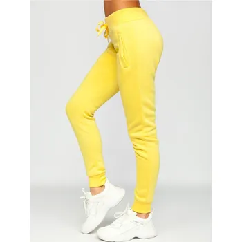 Oblečení a móda Žluté dámské tepláky Bolf CK-01-33 - XL