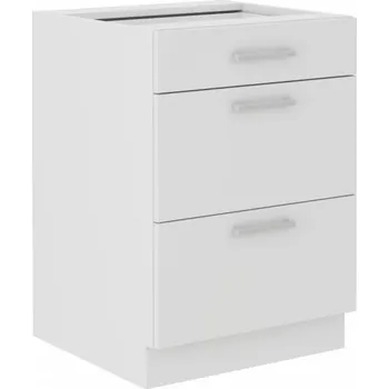 Stolarz-Lempert Kuchyňská skříňka Eko White - dolní 60 D 3S šuplíková