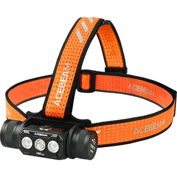 Čelovka AceBeam H50 2.0, 2000 lm, CRI95 – LED čelovka, černá