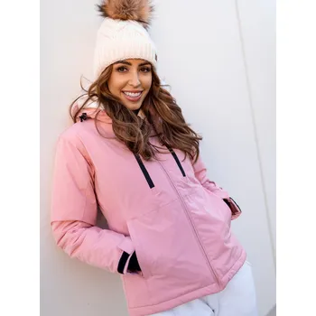Dámské oblečení Světle růžová dámská zimní lyžařská bunda Bolf HH012 - XL