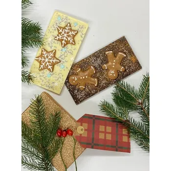 Čokoláda Choklid Vánoční čokoláda s perníčkem | 34% mléčná čokoláda