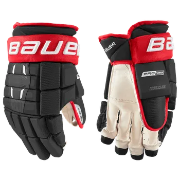 Hokejové rukavice Rukavice Bauer Pro Series S21 INT, Intermediate, 12", černá-červená Bauer