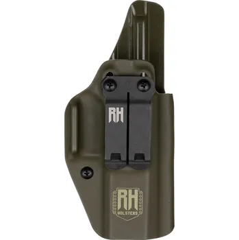 Příslušenství pro sportovní střelbu RH Holsters SHARKY - Springfield Echelon - HS Echelon - vnitřní kydexové pouzdro - plný sweatguard - olivová Pouzdro je pro: Levák