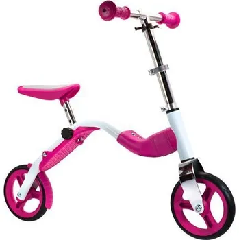 Koloběžka Koloběžka a odrážedlo Scoobik 2v1 růžový Scoobik