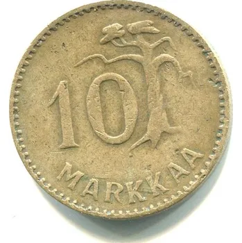 FINSKO. 10 markkaa 1952.