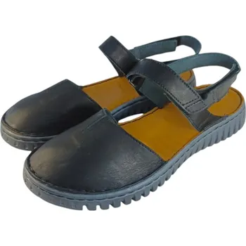 Dámské sandále 8023 - dámské zdravotní kožené sandály s plnou špičkou ve více barvách 41