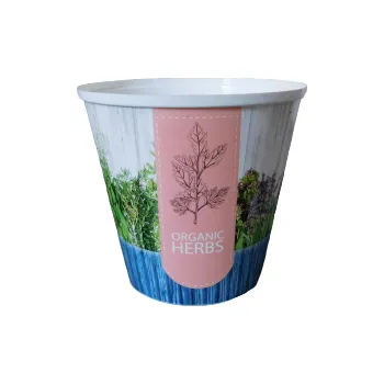 Obal na květináč Dekorační obal plast