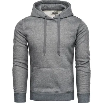 Pánská mikina Recea Pánská mikina s kapucí Salim grafitová M