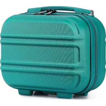 Kosmetický kufr KONO Toaletní pouzdro s horizontálním designem - ABS - tyrkysová - 9L