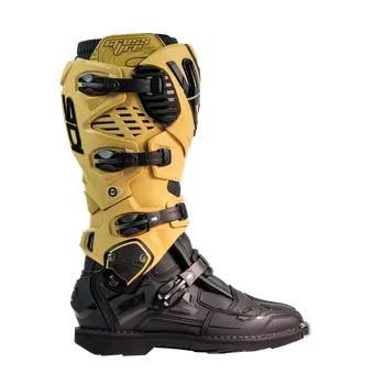 Moto obuv Motokrosové boty SIDI CROSSFIRE 3 barva gold/černá, pár (mx obuv, která poskytuje veškerou bezpečnost a podporu, kterou extrémní jízda na motocyklu vyžaduje)