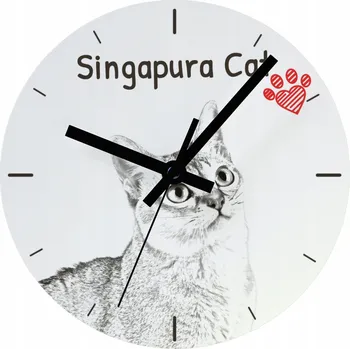 Hodiny Nástěnné hodiny Art-Dog bílé 20 cm