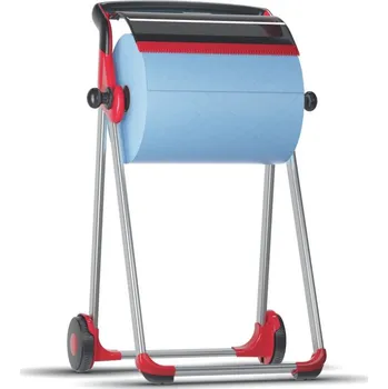 Zásobník na papírové ručníky Tork Performance stojan na podlahu červený