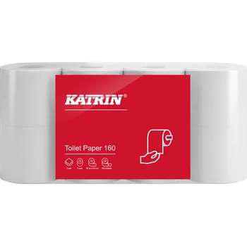 Toaletní papír TORK Toaletní papír 2vrstvý TP Katrin bílý 160, 18 m