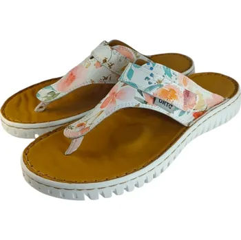 Dámské pantofle 8081 - dámské zdravotní kožené žabky ve více barvách 36