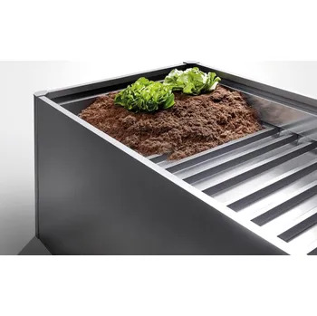 Truhlík Biohort Mezipodlážky 4 x 1 tmavě šedá metalíza (Pro zvýšený truhlík velikost 4 x 1)