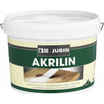 Tmel JUB JUBIN Akrilin akrylátový tmel na dřevo 8 kg Smrk