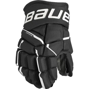 Chránič rukou Rukavice Bauer Supreme Mach S23 JR, Junior, černá-bílá, 10" Bauer