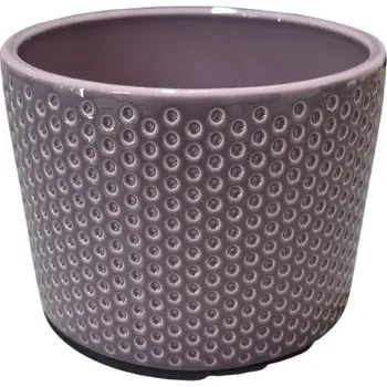 Obal na květináč Obal na květiny fialový (Pillar Spots)