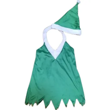 Karnevalový kostým Maska kostým vánoční skřítek ps1515 (vánoční šaty)