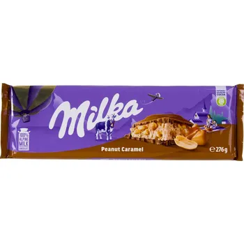 Čokoládová tyčinka Milka Peanut Caramel 276 g