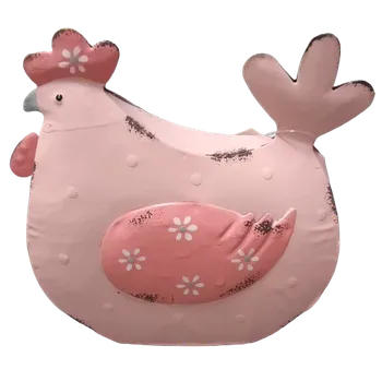 Velikonoční dekorace Velikonoční slepička ps2876 (slepička kov)