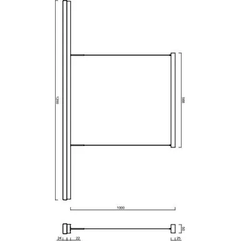 Osmont MATAR LE3 LED-2L79E500ZLEA12/PC73/L100 C 4K závěsné svítidlo s plastovým stínidlem