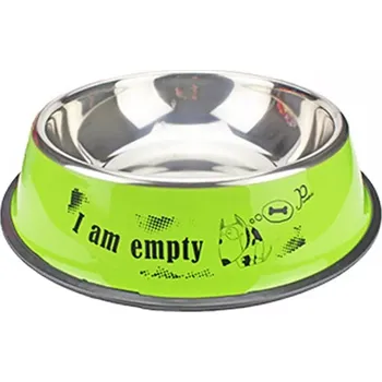 Miska pro psa Surtep Animals Nerezová miska Sentence Barva: Zelená, Objem: 250ml