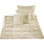 Polštář ovčí vlna FORTUNA - krémový sypek 70x90 1500g 43/33/58