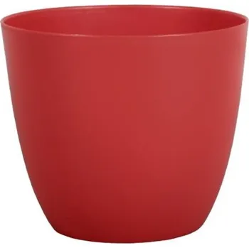 Obal na květináč Obal na květník PATRICIE plastový červený 13 cm (plast)