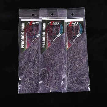 Umělá nástraha HENDS PEACOCK HAIR - HPC02 - Black/Violet/ Bronze peac. hair