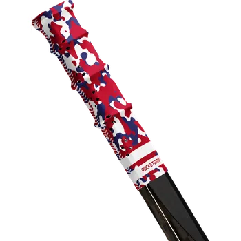 Hokejka Koncovka RocketGrip Hole Camo Grip, modrá-červená RocketGrip