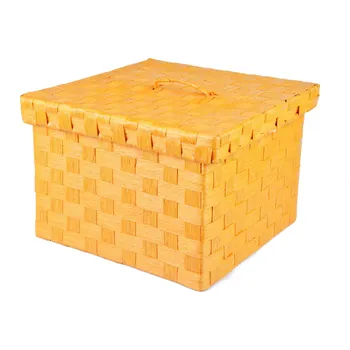 Úložný box Vingo Provázková dóza oranžová Rozměry (cm): 23x23, v. 18
