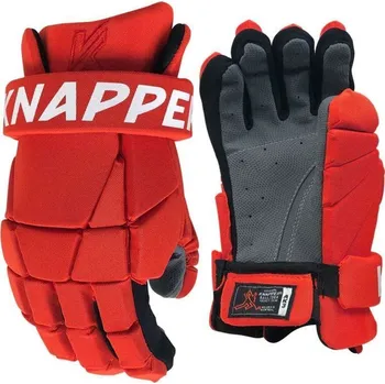 Hokejové rukavice Hokejbalové rukavice Knapper AK3 SR, Senior, červená, 13" Knapper