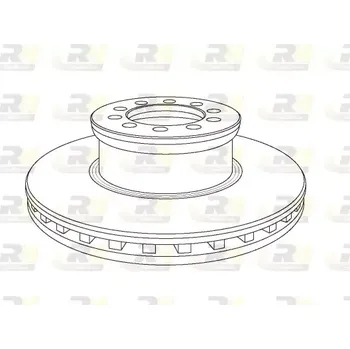 Brzdový kotouč ROADHOUSE Brzdový kotouč - 335 mm RDH NSX1053.20
