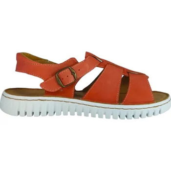 Dámské sandále 8025 - dámské zdravotní kožené sandály s přezkou ve více barvách 40