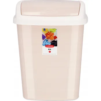 Odpadkový koš CURVER ODPADKOVÝ KOŠ VÝKLOPNÝ 25 L BÉŽOVÝ