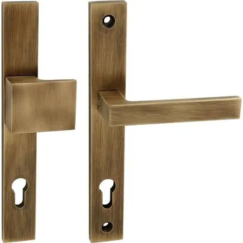 Dveřní kování Tupai TI - SALVO - 3199 PZ otvor pro vložku, 92 mm, madlo/klika OGS - Bronz česaný matný (77)